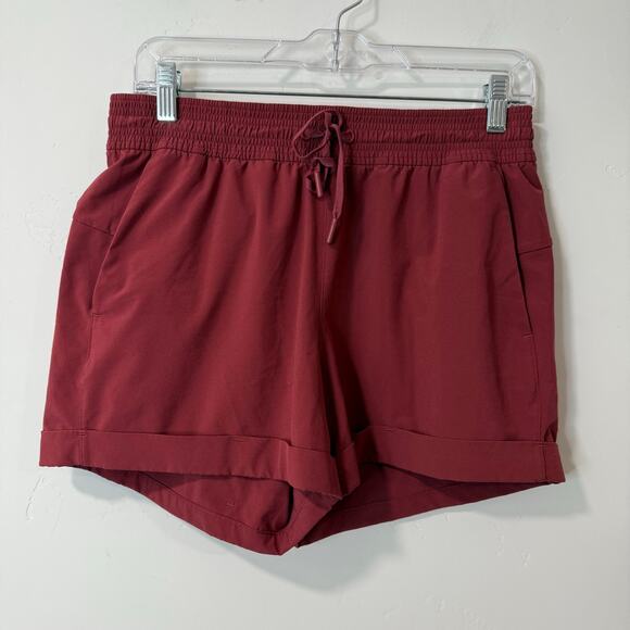 Lululemon Spring Break Away Short 3" Chianti Red Pull On Casual Athleisure - Picture 2 of 7